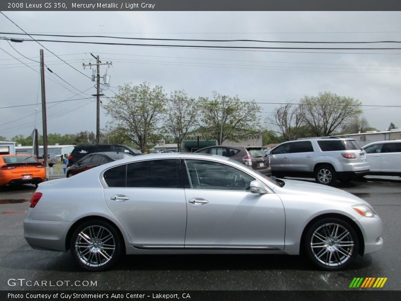 Mercury Metallic / Light Gray 2008 Lexus GS 350