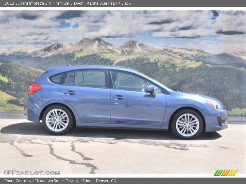 Marine Blue Pearl / Black 2013 Subaru Impreza 2.0i Premium 5 Door