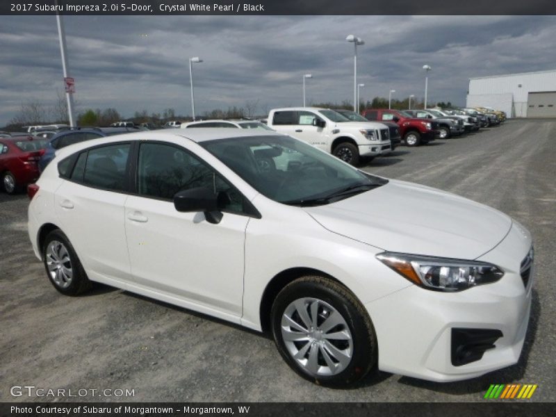 Crystal White Pearl / Black 2017 Subaru Impreza 2.0i 5-Door