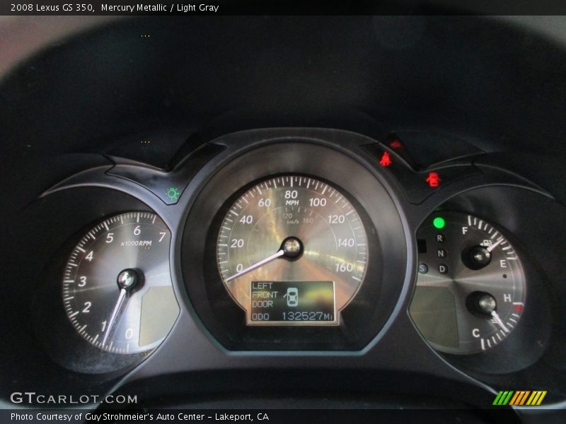 Mercury Metallic / Light Gray 2008 Lexus GS 350