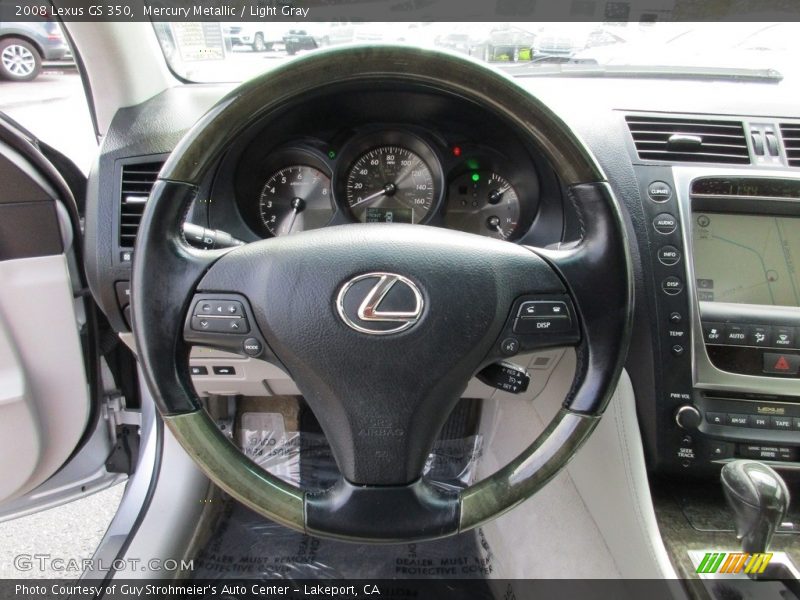 Mercury Metallic / Light Gray 2008 Lexus GS 350