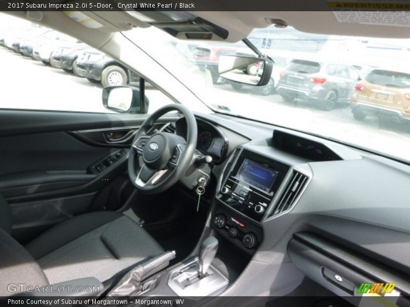 Crystal White Pearl / Black 2017 Subaru Impreza 2.0i 5-Door