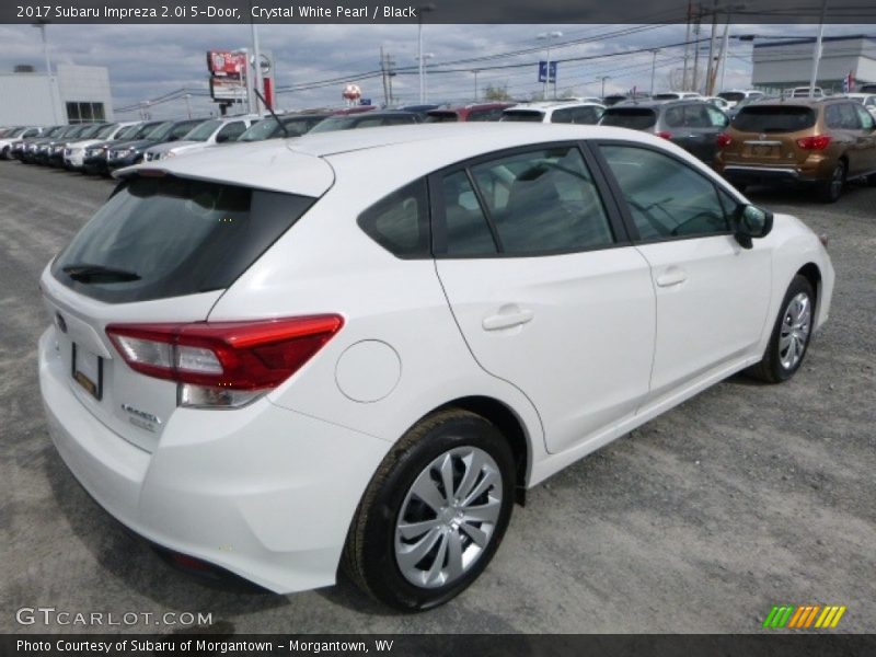 Crystal White Pearl / Black 2017 Subaru Impreza 2.0i 5-Door
