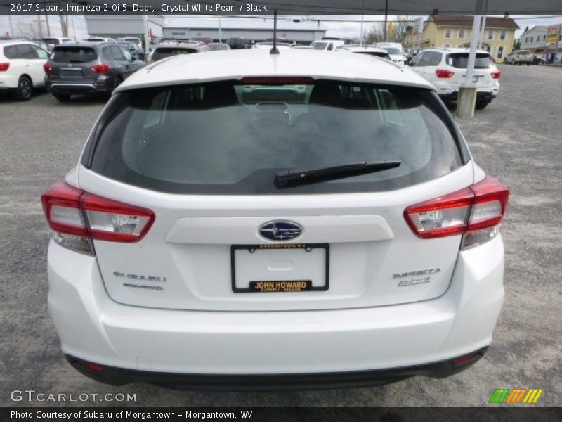 Crystal White Pearl / Black 2017 Subaru Impreza 2.0i 5-Door