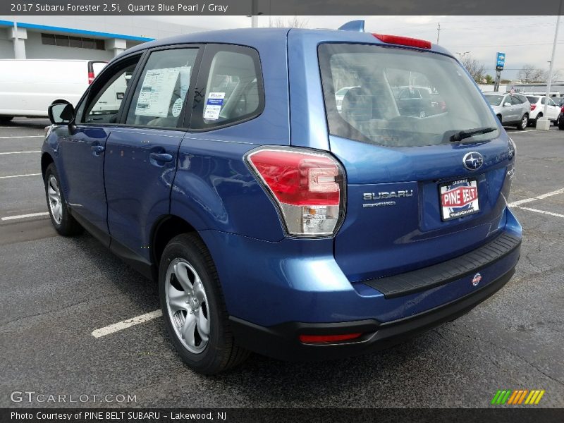 Quartz Blue Pearl / Gray 2017 Subaru Forester 2.5i
