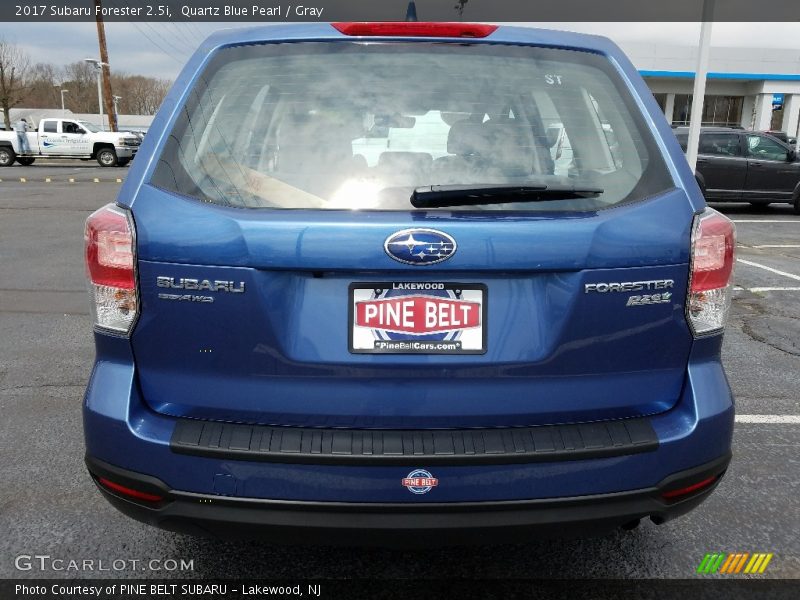 Quartz Blue Pearl / Gray 2017 Subaru Forester 2.5i