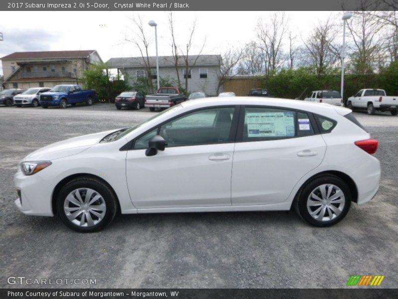 Crystal White Pearl / Black 2017 Subaru Impreza 2.0i 5-Door