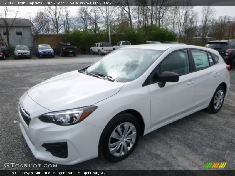 Crystal White Pearl / Black 2017 Subaru Impreza 2.0i 5-Door