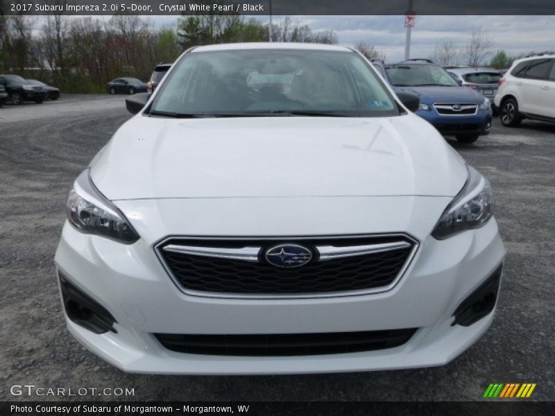 Crystal White Pearl / Black 2017 Subaru Impreza 2.0i 5-Door