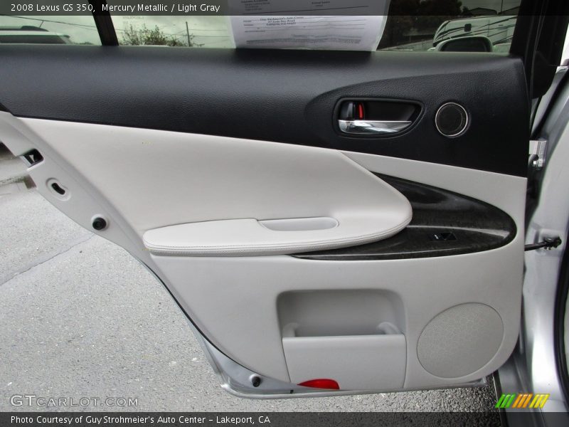 Mercury Metallic / Light Gray 2008 Lexus GS 350