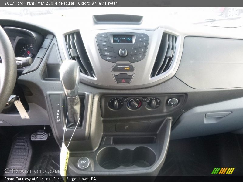 Oxford White / Pewter 2017 Ford Transit Van 250 MR Regular
