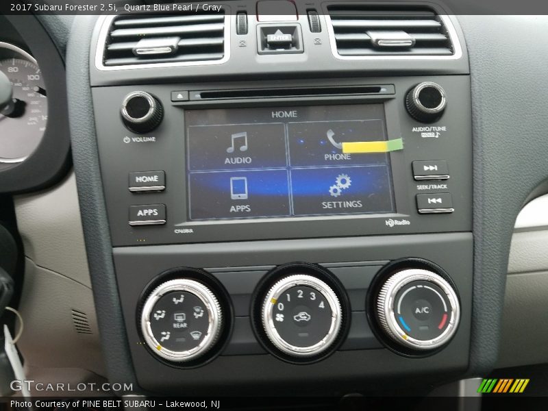 Quartz Blue Pearl / Gray 2017 Subaru Forester 2.5i
