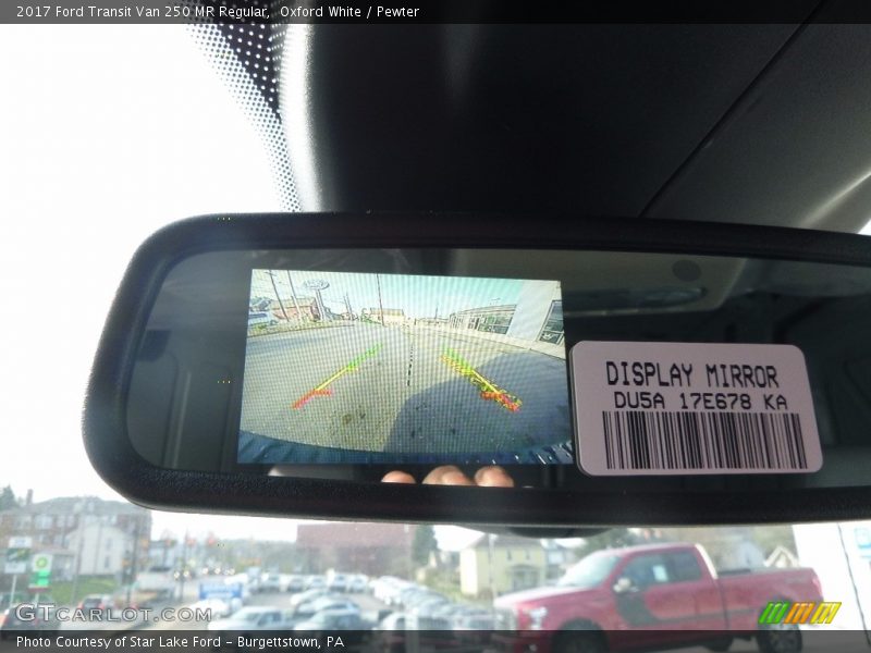 Oxford White / Pewter 2017 Ford Transit Van 250 MR Regular