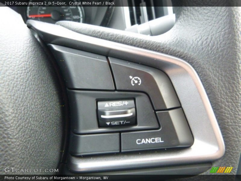 Crystal White Pearl / Black 2017 Subaru Impreza 2.0i 5-Door