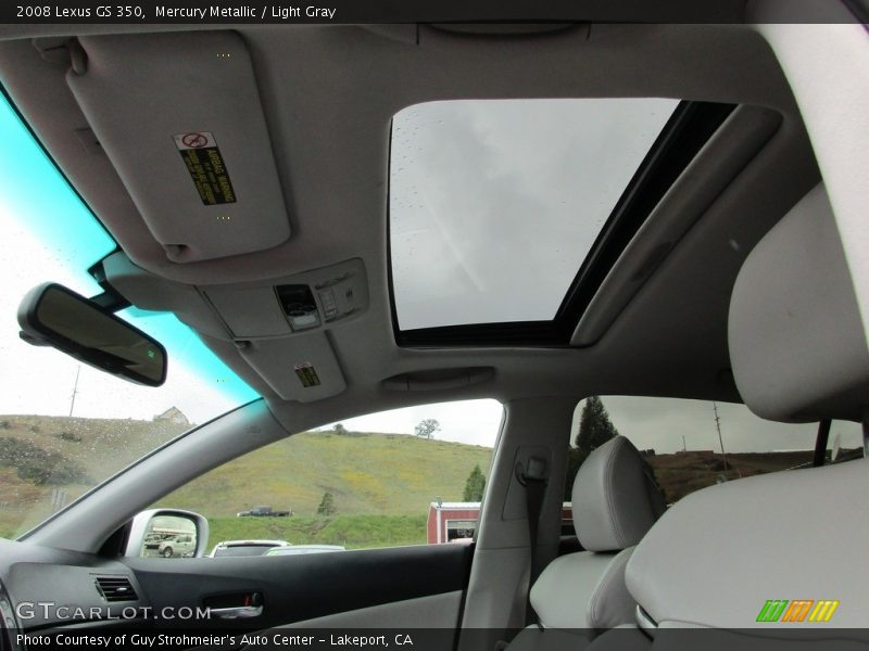 Mercury Metallic / Light Gray 2008 Lexus GS 350