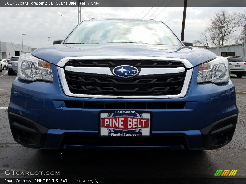 Quartz Blue Pearl / Gray 2017 Subaru Forester 2.5i