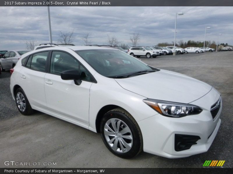 Crystal White Pearl / Black 2017 Subaru Impreza 2.0i 5-Door
