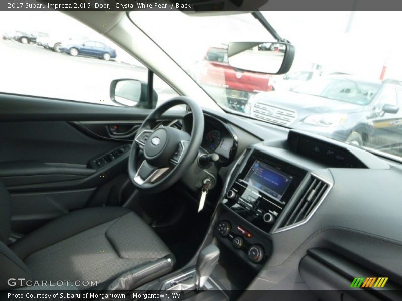 Crystal White Pearl / Black 2017 Subaru Impreza 2.0i 5-Door