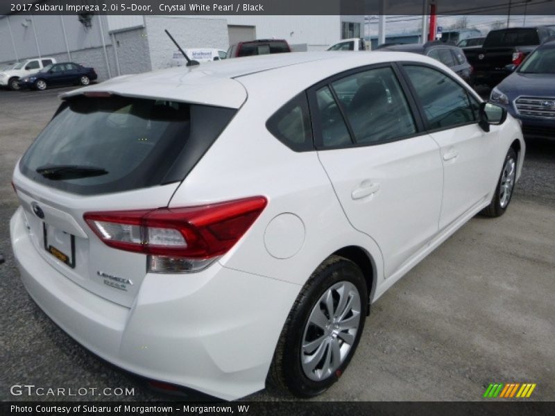 Crystal White Pearl / Black 2017 Subaru Impreza 2.0i 5-Door