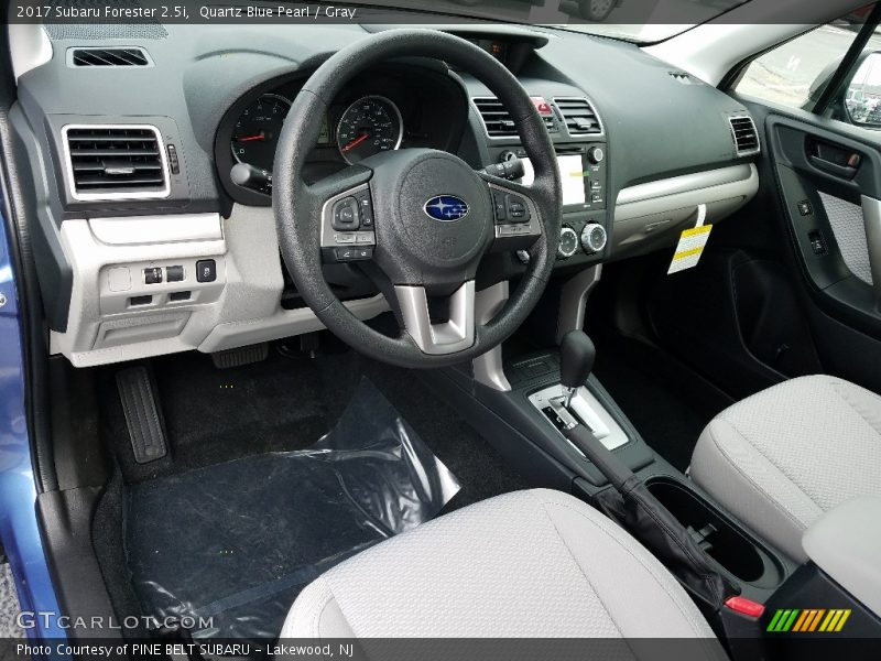 Quartz Blue Pearl / Gray 2017 Subaru Forester 2.5i