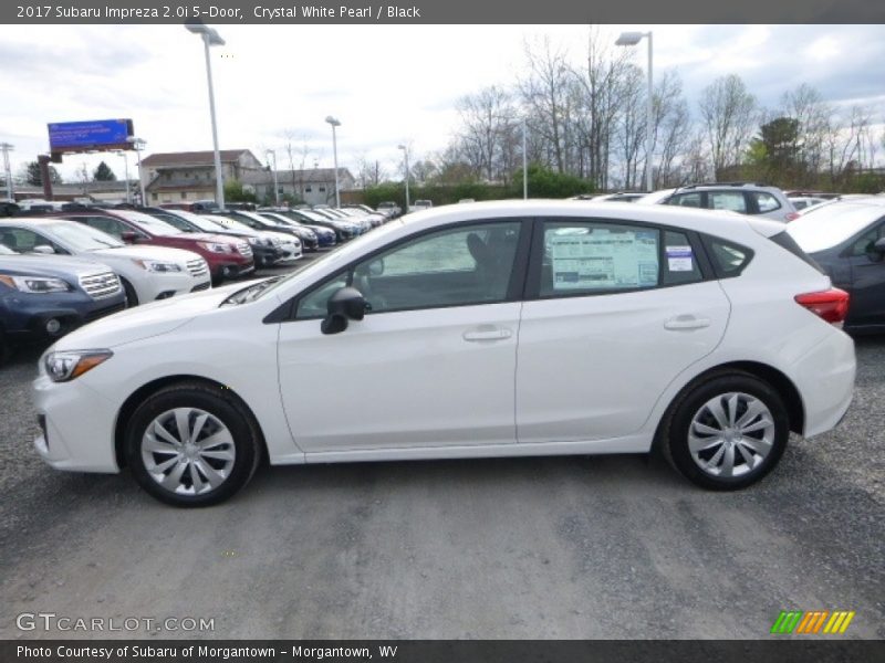 Crystal White Pearl / Black 2017 Subaru Impreza 2.0i 5-Door