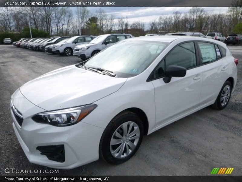 Crystal White Pearl / Black 2017 Subaru Impreza 2.0i 5-Door