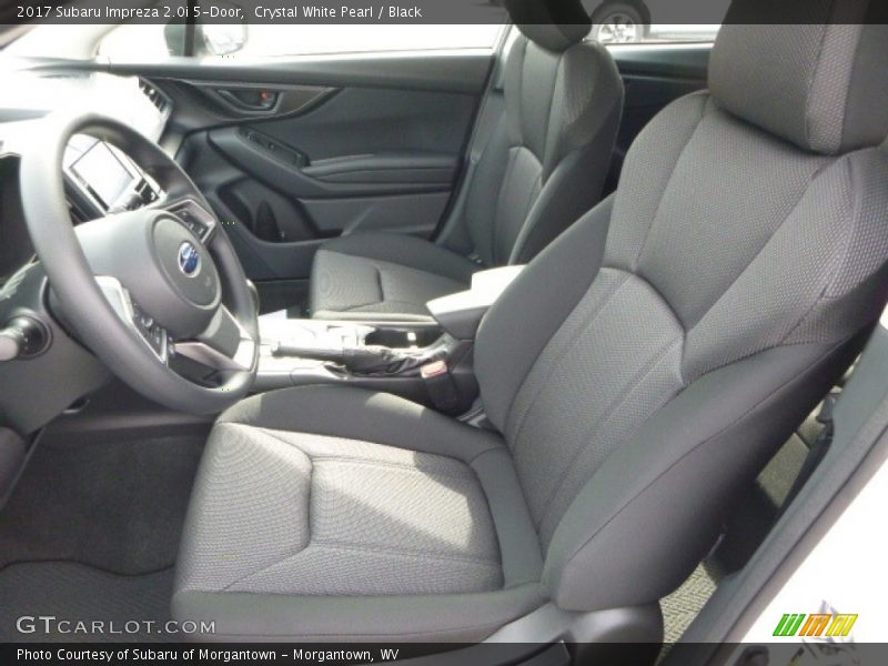 Crystal White Pearl / Black 2017 Subaru Impreza 2.0i 5-Door