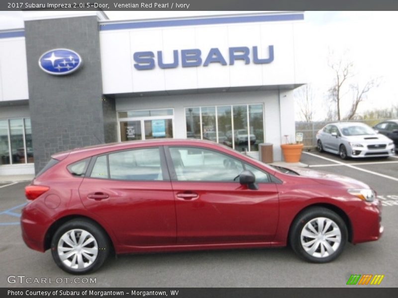 Venetian Red Pearl / Ivory 2017 Subaru Impreza 2.0i 5-Door