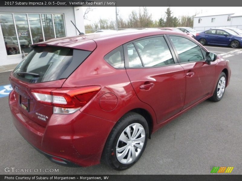 Venetian Red Pearl / Ivory 2017 Subaru Impreza 2.0i 5-Door