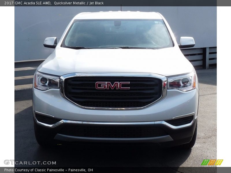 Quicksilver Metallic / Jet Black 2017 GMC Acadia SLE AWD