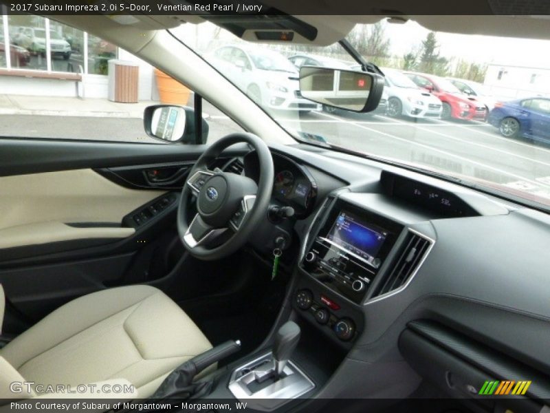 Venetian Red Pearl / Ivory 2017 Subaru Impreza 2.0i 5-Door