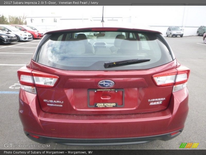 Venetian Red Pearl / Ivory 2017 Subaru Impreza 2.0i 5-Door