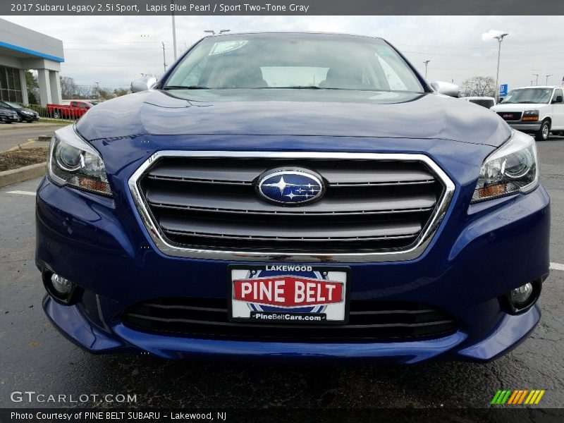 Lapis Blue Pearl / Sport Two-Tone Gray 2017 Subaru Legacy 2.5i Sport