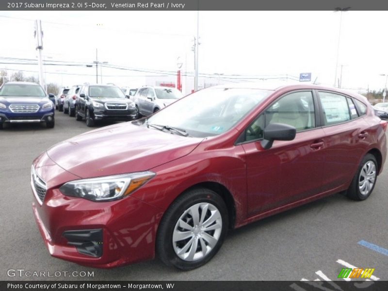 Venetian Red Pearl / Ivory 2017 Subaru Impreza 2.0i 5-Door