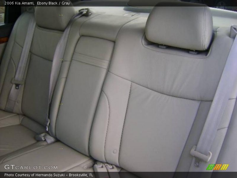 Ebony Black / Gray 2006 Kia Amanti