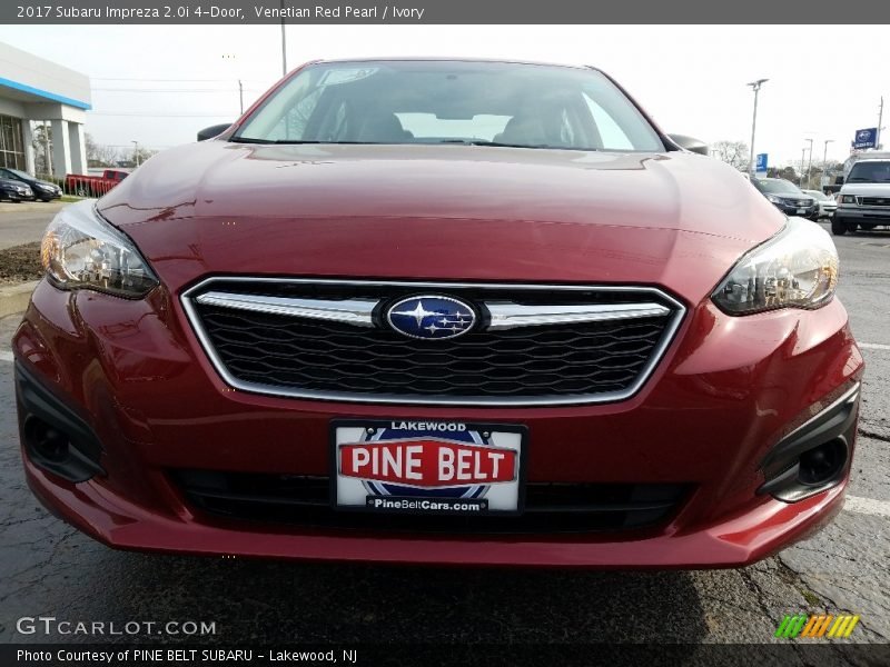 Venetian Red Pearl / Ivory 2017 Subaru Impreza 2.0i 4-Door