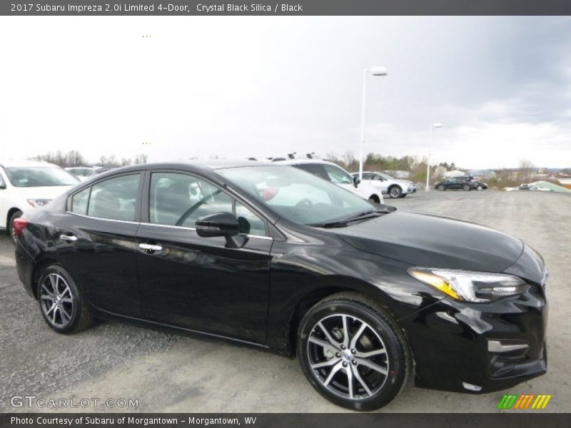 Crystal Black Silica / Black 2017 Subaru Impreza 2.0i Limited 4-Door