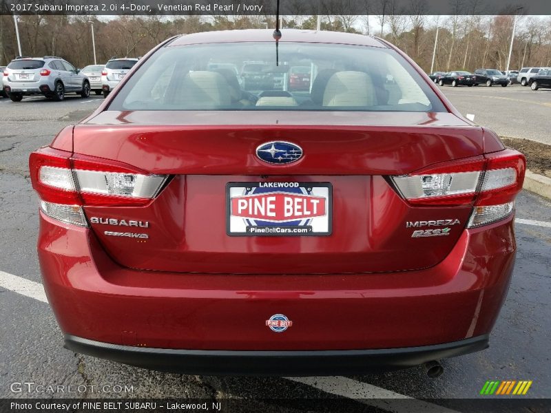 Venetian Red Pearl / Ivory 2017 Subaru Impreza 2.0i 4-Door