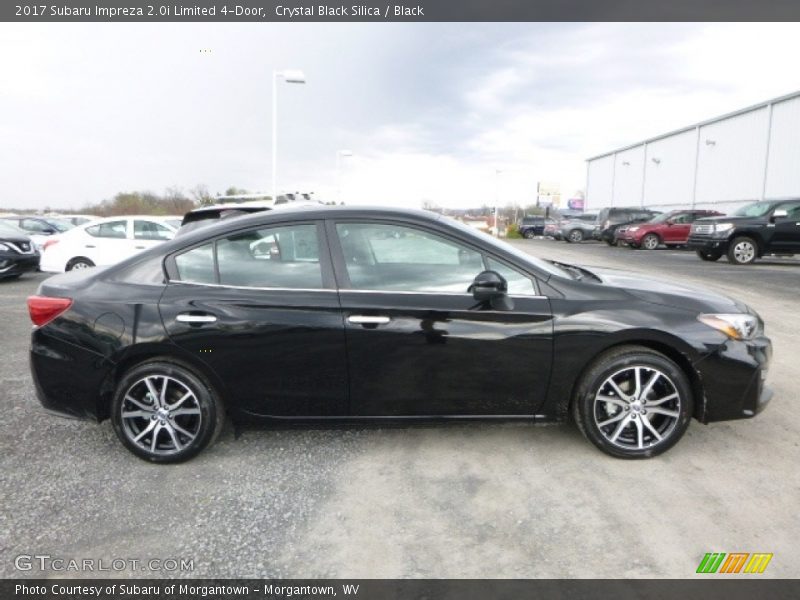 Crystal Black Silica / Black 2017 Subaru Impreza 2.0i Limited 4-Door