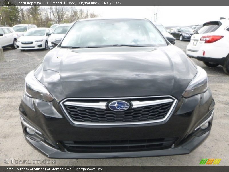 Crystal Black Silica / Black 2017 Subaru Impreza 2.0i Limited 4-Door