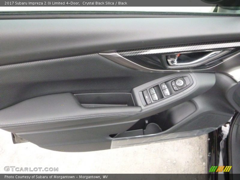 Crystal Black Silica / Black 2017 Subaru Impreza 2.0i Limited 4-Door