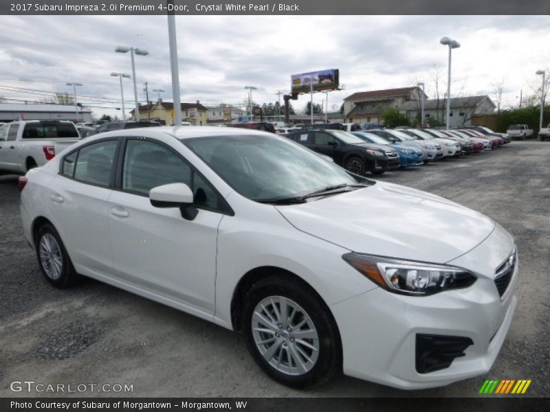 Crystal White Pearl / Black 2017 Subaru Impreza 2.0i Premium 4-Door
