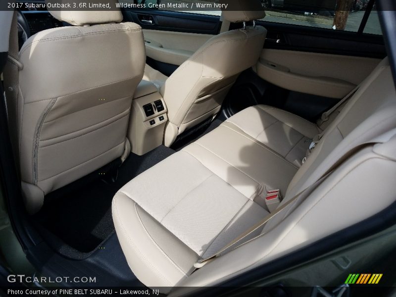 Rear Seat of 2017 Outback 3.6R Limited
