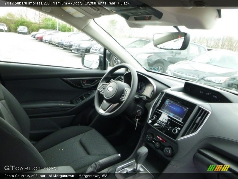 Crystal White Pearl / Black 2017 Subaru Impreza 2.0i Premium 4-Door