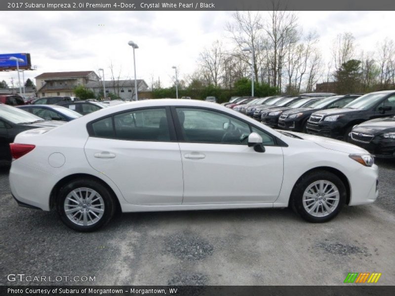 Crystal White Pearl / Black 2017 Subaru Impreza 2.0i Premium 4-Door