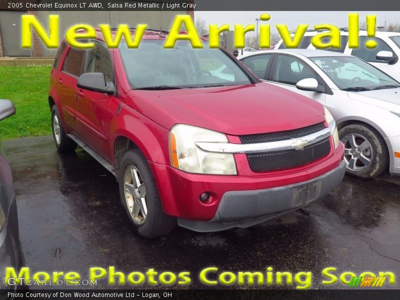 Salsa Red Metallic / Light Gray 2005 Chevrolet Equinox LT AWD