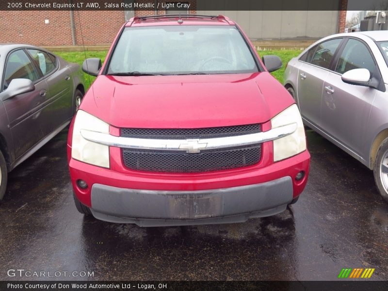 Salsa Red Metallic / Light Gray 2005 Chevrolet Equinox LT AWD