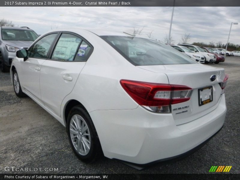 Crystal White Pearl / Black 2017 Subaru Impreza 2.0i Premium 4-Door