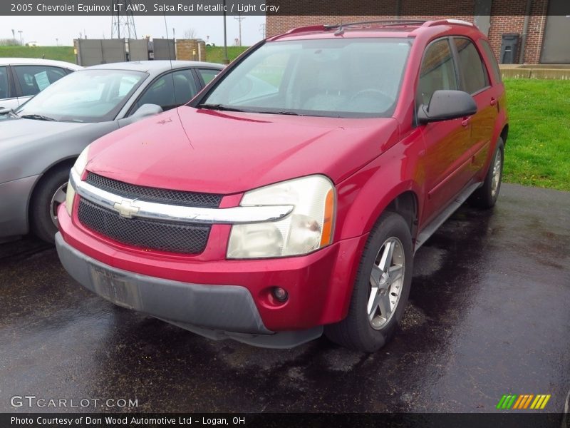 Salsa Red Metallic / Light Gray 2005 Chevrolet Equinox LT AWD