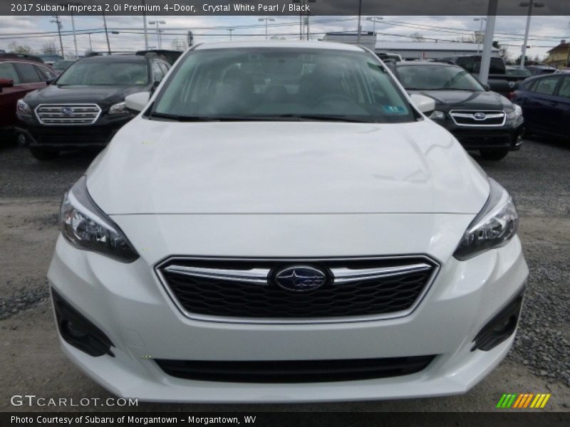 Crystal White Pearl / Black 2017 Subaru Impreza 2.0i Premium 4-Door